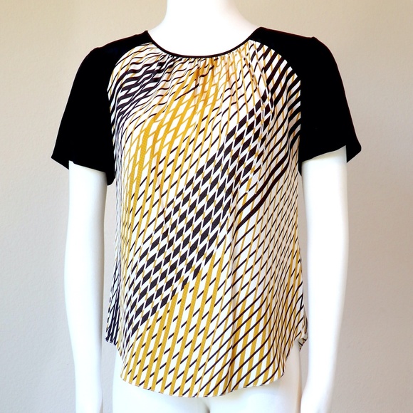 Jason Wu Tops - Jason Wu short sleeve silk top